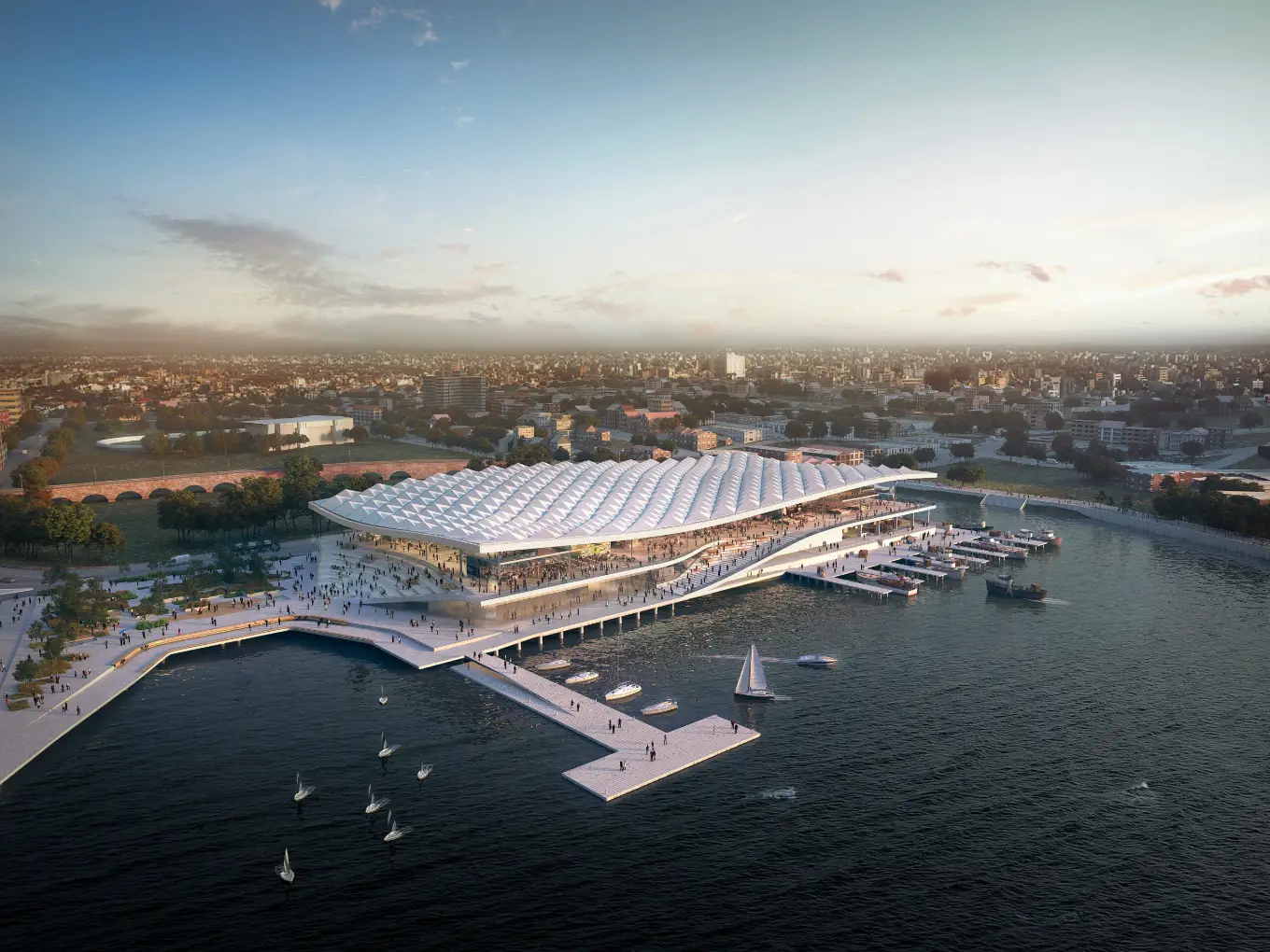 Aerial Sydney Fish Market – Formatted